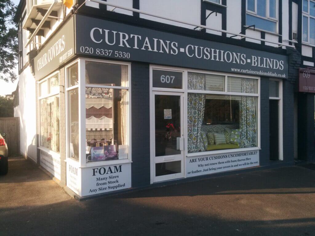 The exterior of our shop in North Cheam, SM3 9DF